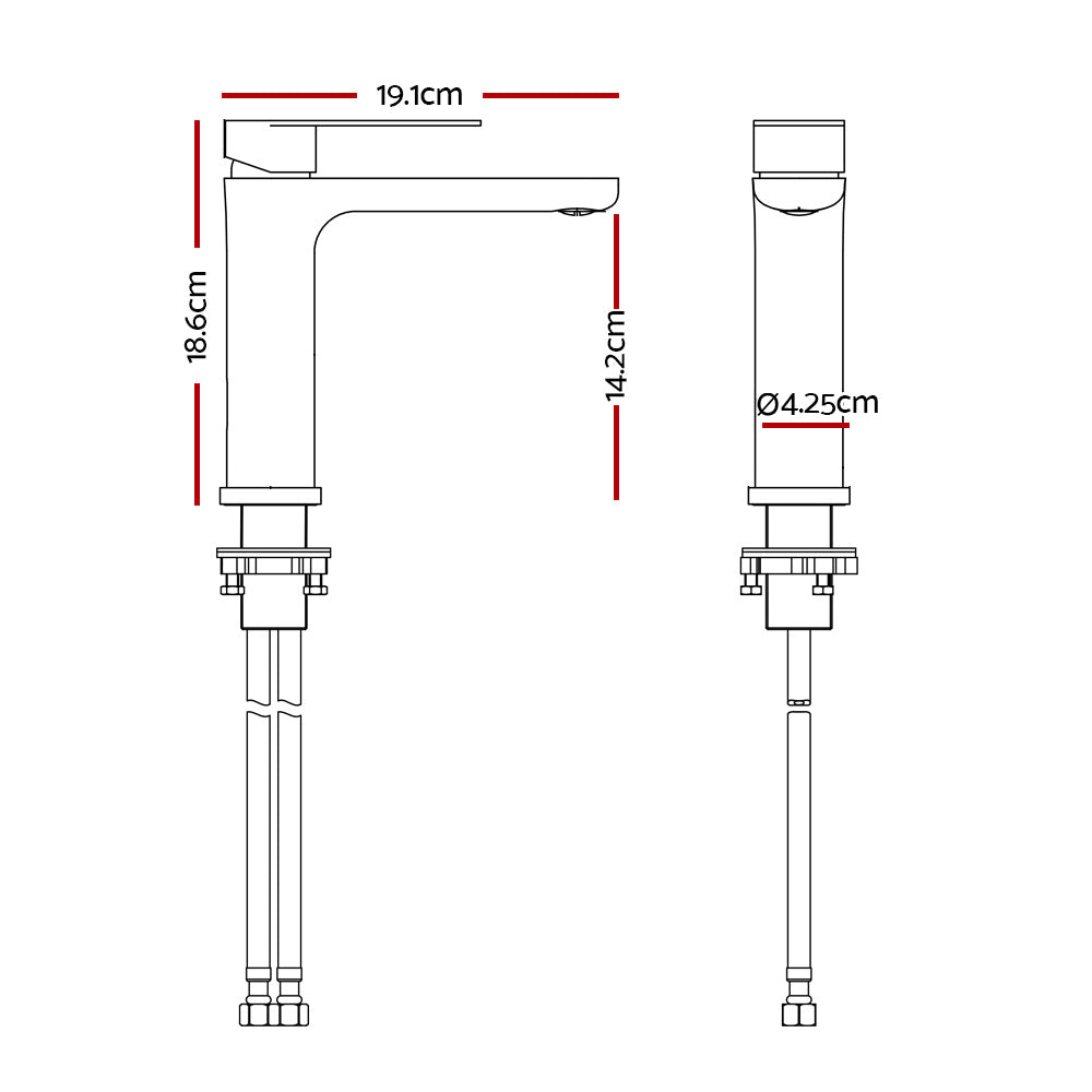 Eden Nest Brass Basin Mixer Tap