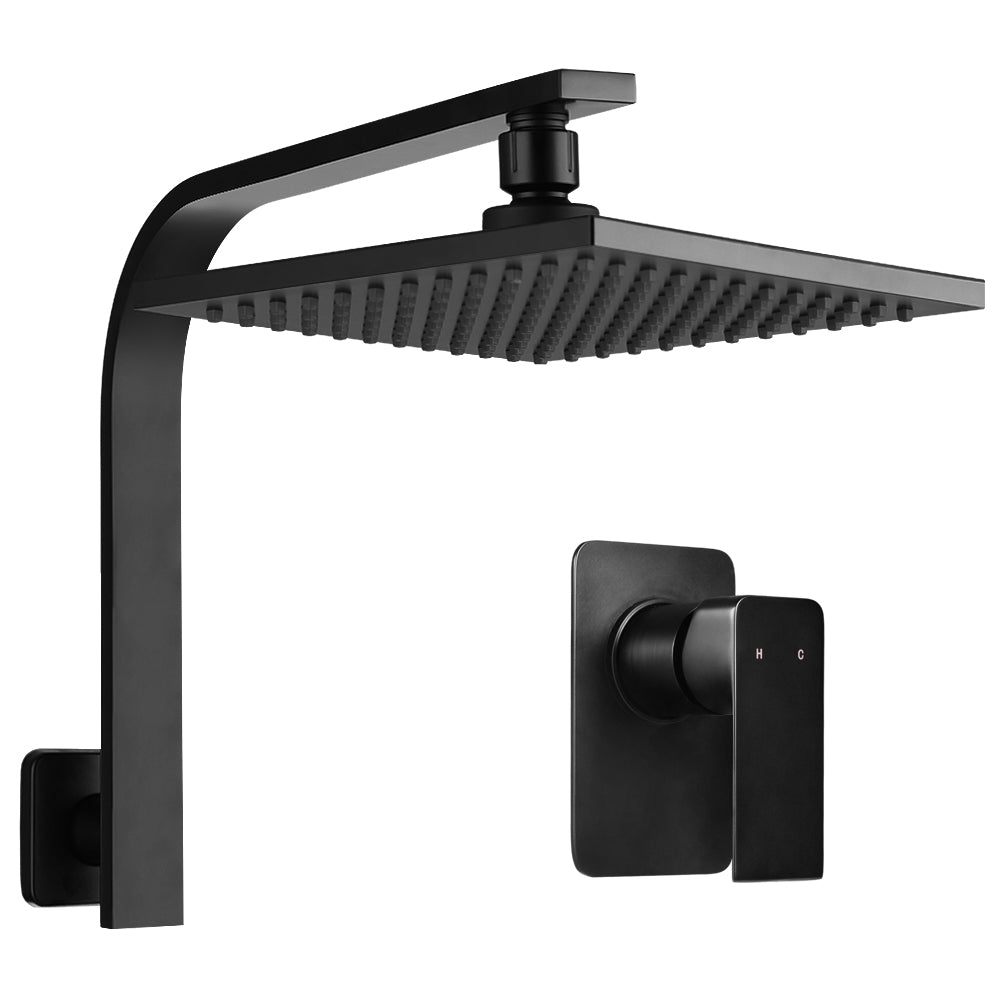 Eden Nest 8" Rain Shower Head with Wall Arm & Mixer Tap