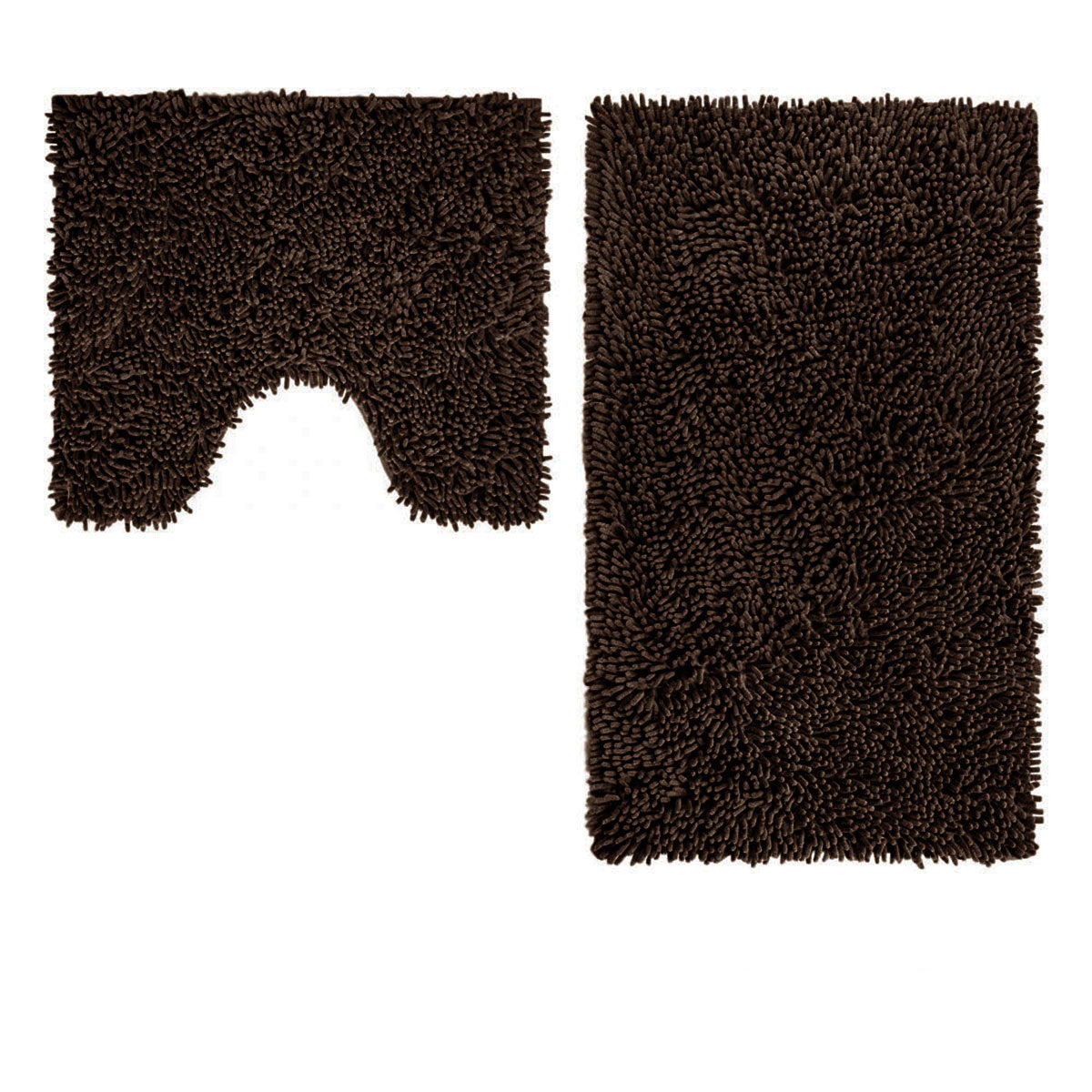 Eden Nest 100% Cotton Shaggy Bath Mat Set – 2 Piece