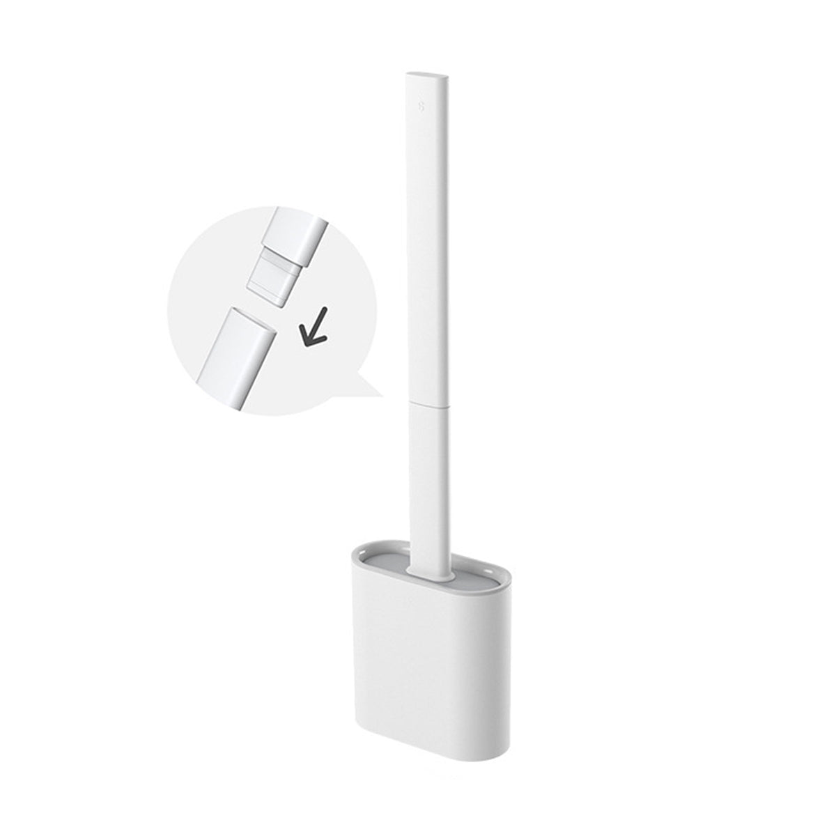 Eden Nest TPR Toilet Brush Set – Silicone