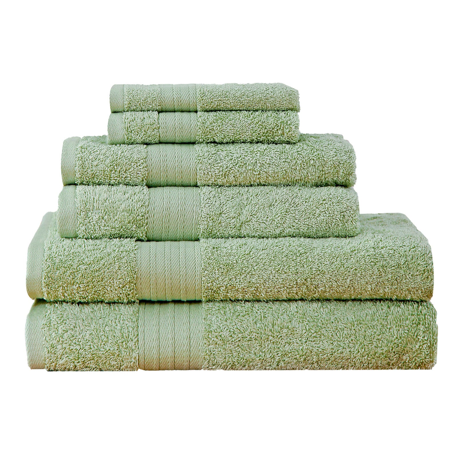 Eden Nest Cotton Bath Towel Set – 6 Piece