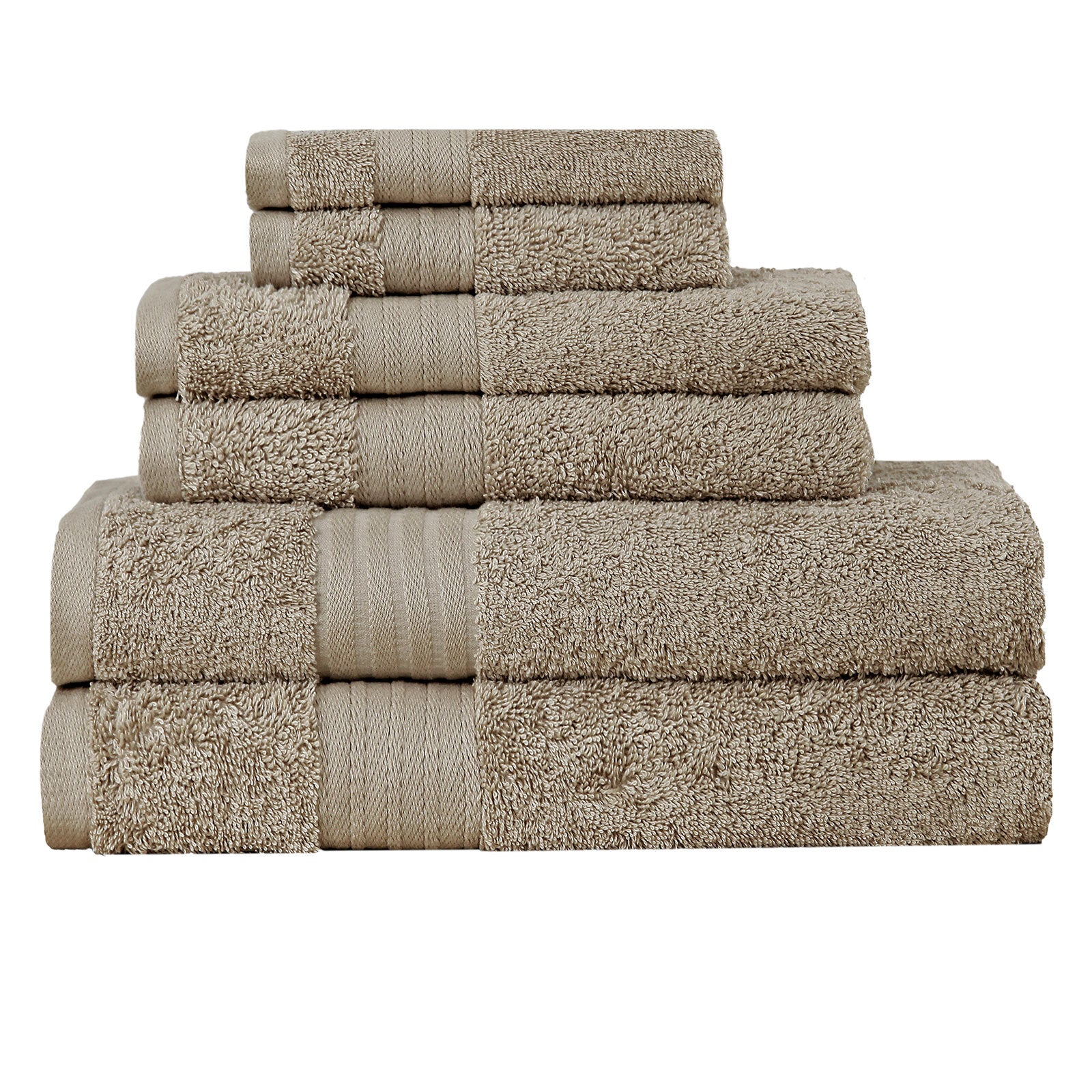 Eden Nest Cotton Bath Towel Set – 6 Piece