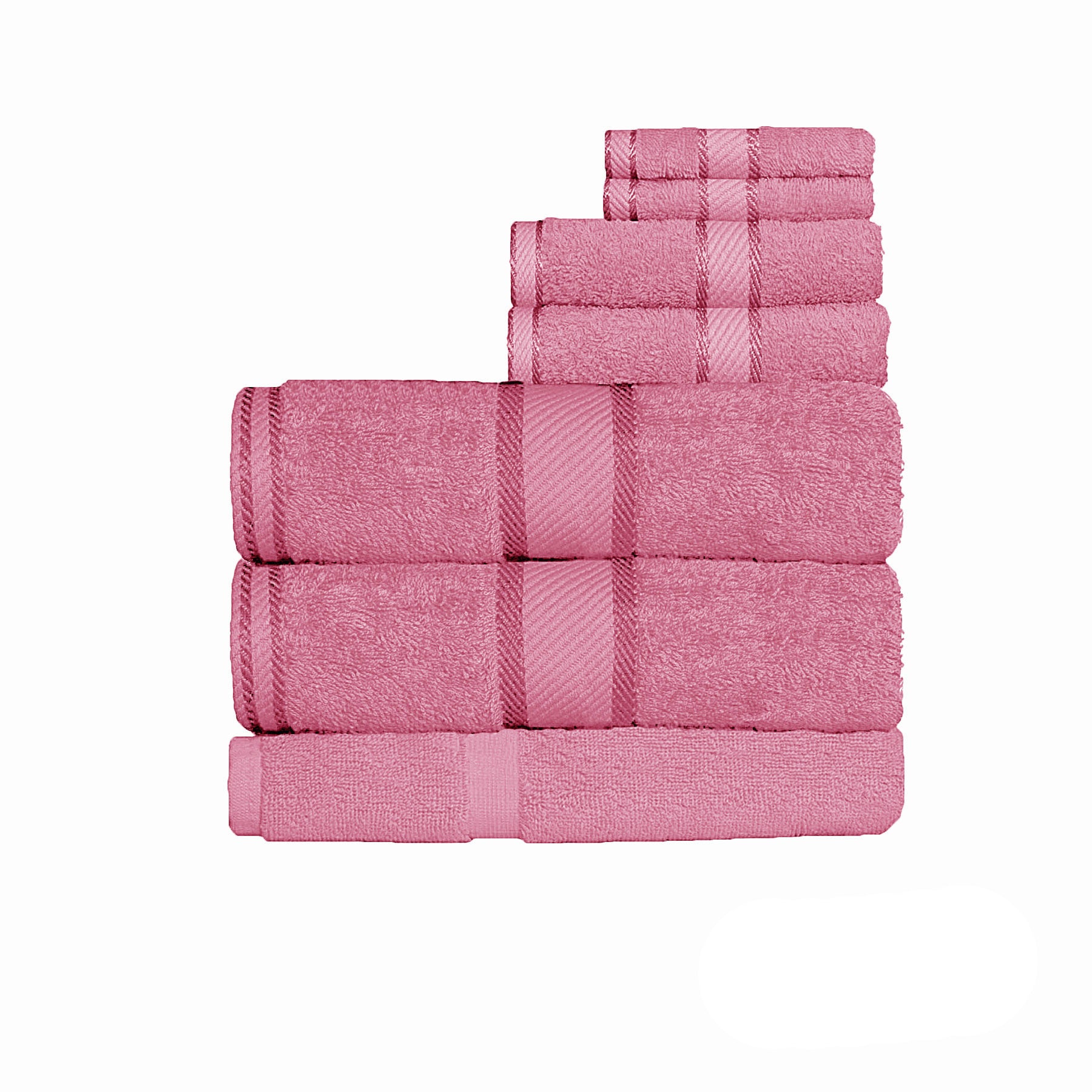 Eden Nest 550gsm Cotton 7-Piece Bath Sheet Set
