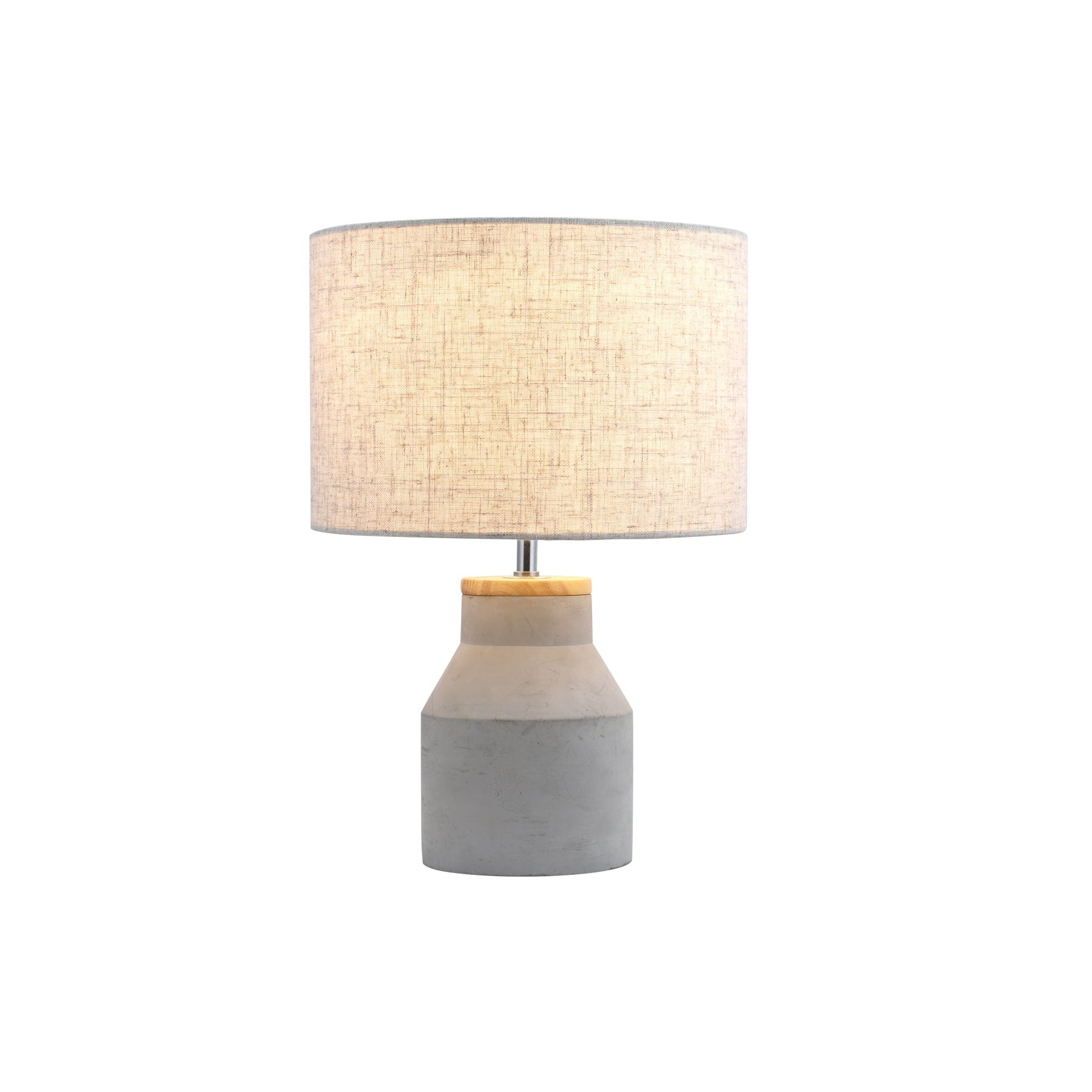 Table Lamp – Concrete & Timber Industrial Design