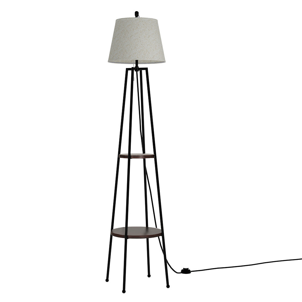 Arlo 2-Tier Shelf Floor Lamp – LED Light Stand