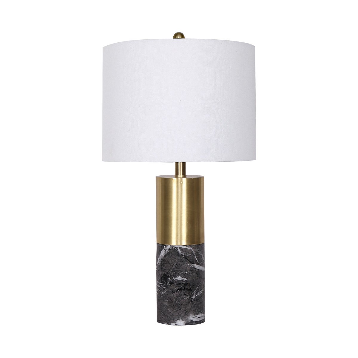 Metal & Marble Table Lamp – Modern Elegance