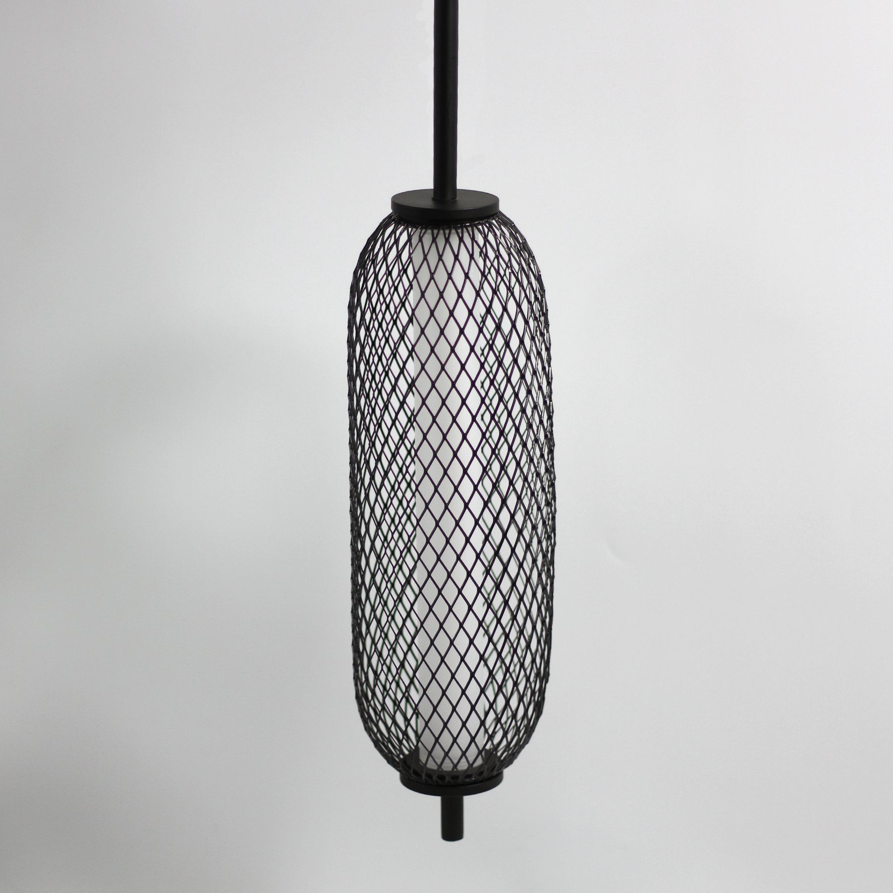 Modern Black Metal Pendant Light