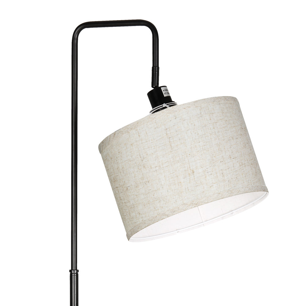 Modern 2-Tier Shelf Floor Lamp with Adjustable Head