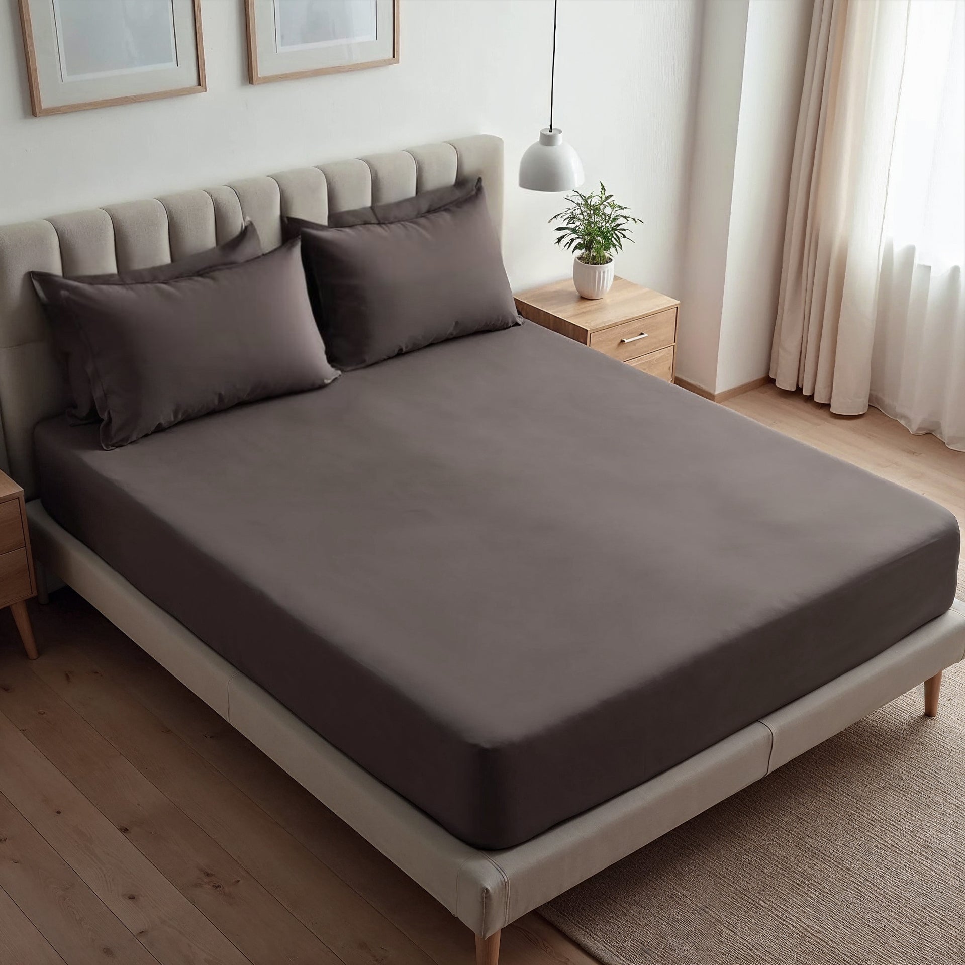 Royal Comfort 1500TC Cotton Rich Fitted Sheet Set – 3 Piece