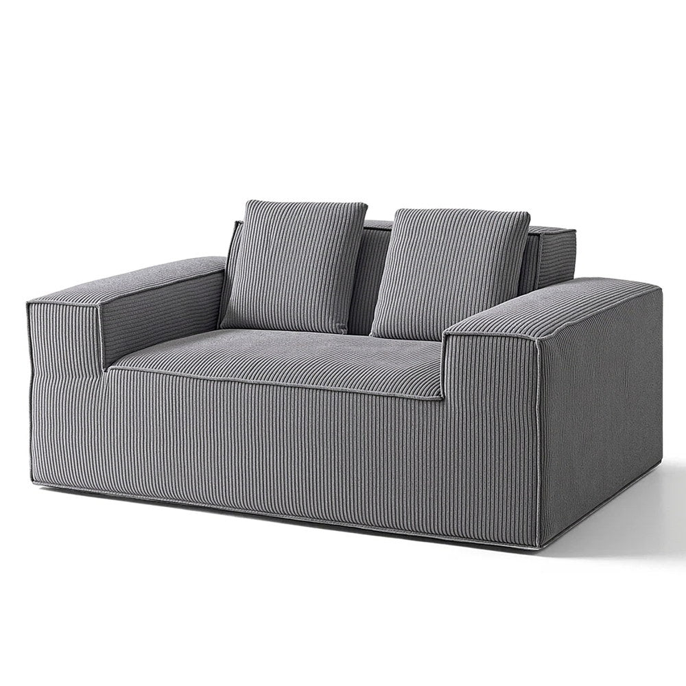 2-Seater Corduroy Loveseat Sofa