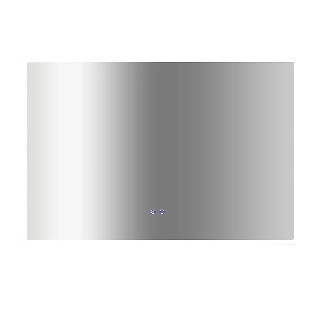 Rectangular LED Bathroom Mirror – Anti-Fog & Touch-Control